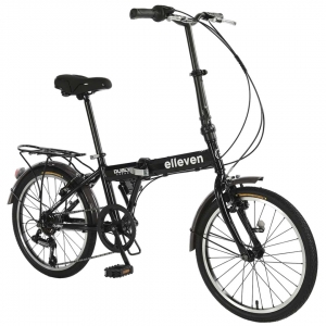 Bicicleta Dobrável em Alumínio Aro 20 6V Dubly Shimano Preta