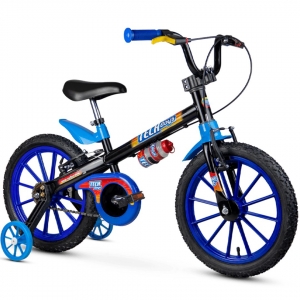 Bicicleta Infantil com Rodinha para Meninos Tech Boys Aro 16 Nathor