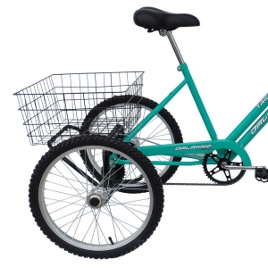 Bicicleta Triciclo Aro 26 cor Azul Turquesa