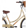 Bicicleta Vintage Retrô Imperial Aro 26 7V Shimano Bege Com Cestinha