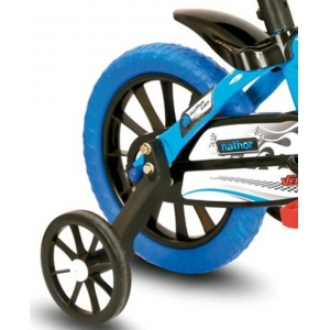 Bicicletinha Infantil Aro 12 Veloz Menino com Capacete Azul Nathor