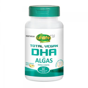 DHA de Algas Vegano Ômega 3 Total Vegan 60 cápsulas
