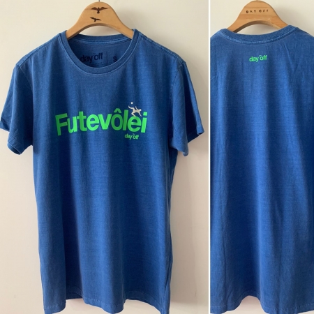 Camiseta T-Shirt Stone  FUTEVOLEI -  Azul