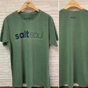 Camiseta T-Shirt Stone Salt Soul - Verde Musgo