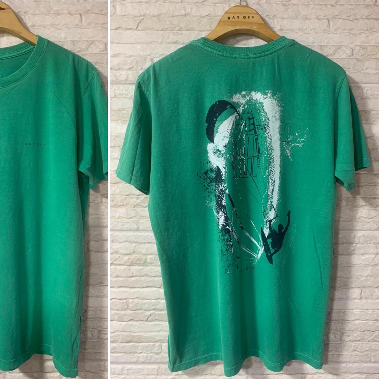 Camiseta T-Shirt  Kitesurf Spray  Verde
