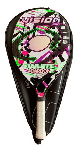 Raquete Beach Tennis White Carbon Pro