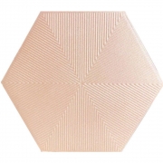 Revestimento Hexagonal Connect Soft Pink 22,8 Ceral (CX 1,02M²)