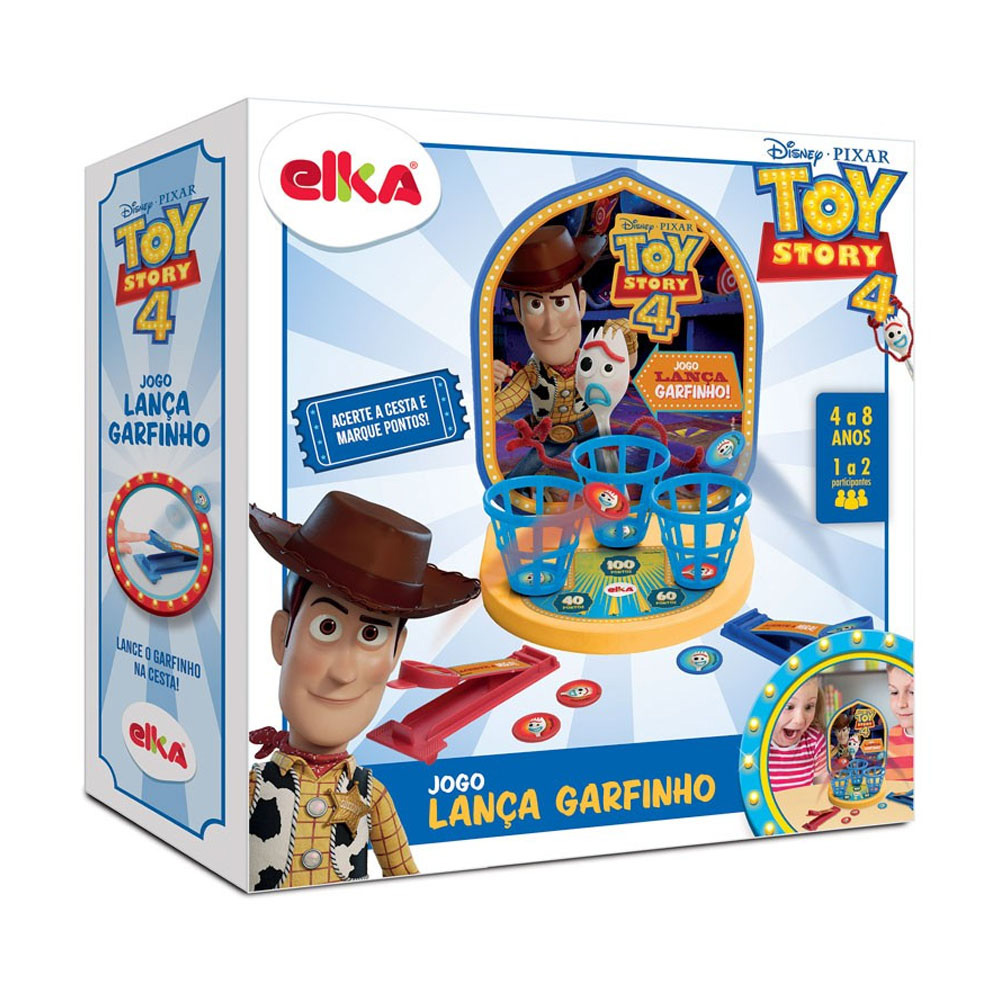 Jogo Lança Garfinho Toy Story 4 - Elka