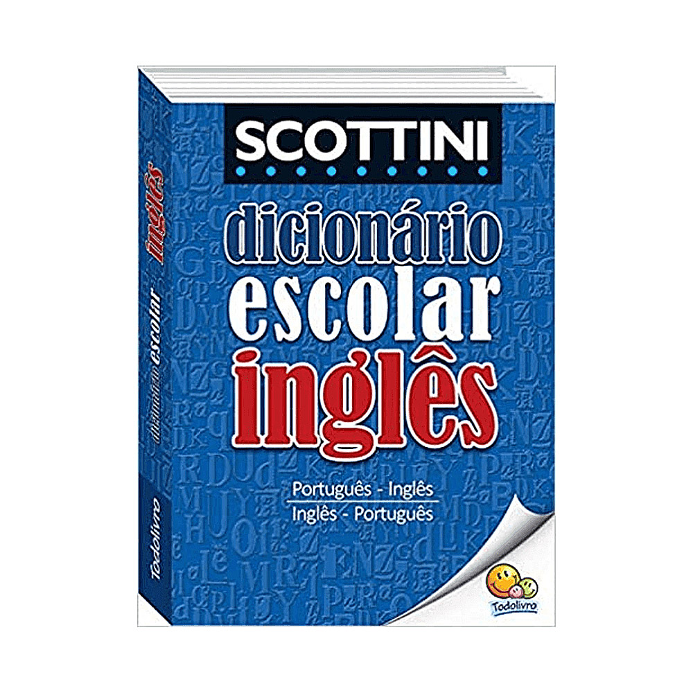 Livro Dicionário Inglês Scottini