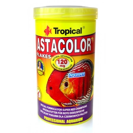 Ração Tropical Astacolor Flakes - Cor Vibrante Astaxantina
