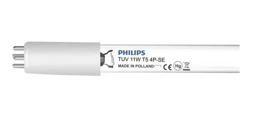 Lâmpada Germinicida Philips Tuv 11w T5 4p Filtro Europa