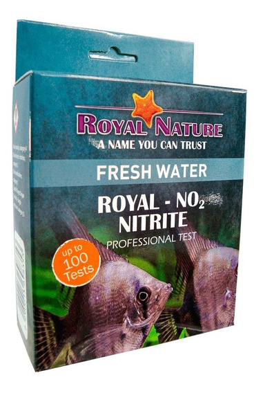Teste De Nitrito No2 Royal Nature 100 Testes Água Doce