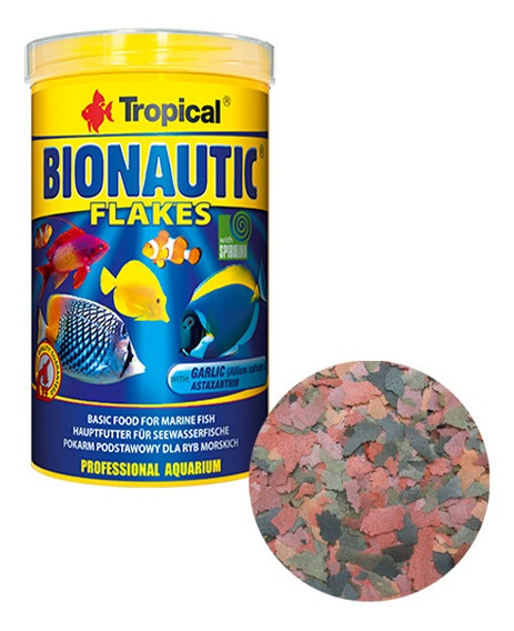 Tropical Bionautic Flakes Ração Flocos Peixes Marinhos