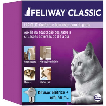 Feliway Classic Difusor Elétrico + Refil 48ml
