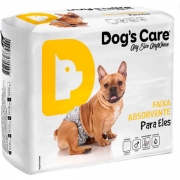 Fralda Dog's Care para Machos Tamanho M pacote com 6 unidades