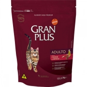 Ração Gran Plus Carne e Arroz para Gatos Adultos 3kg
