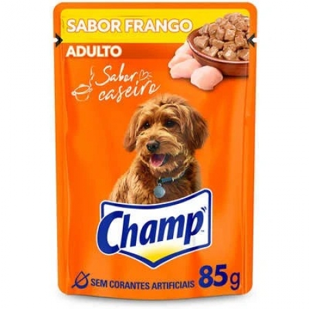 Sachê Champ Sabor Caseiro Frango para Cães Adultos 85g