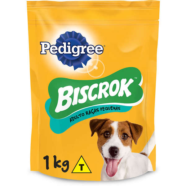 Biscoito Pedigree Biscrok para Cães Adultos de Raças Pequenas 1kg