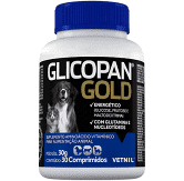 Glicopan Gold Suplemento Vetnil 30 Comprimidos