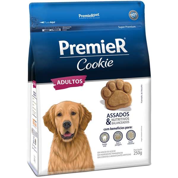 Premier Cookie Cães Adultos 250g