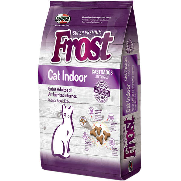 Ração Frost Cat Indoor Gatos Adultos, Castrados ou de Ambientes Internos 1,5kg