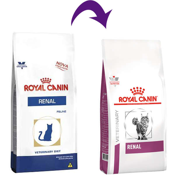 Ração Royal Canin Feline Veterinary Diet Renal para Gatos com Doenças Renais 10,1kg