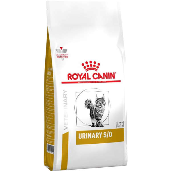 Ração Royal Canin Feline Veterinary Diet Urinary S/O para Gatos com Cálculos Urinários 1,5kg