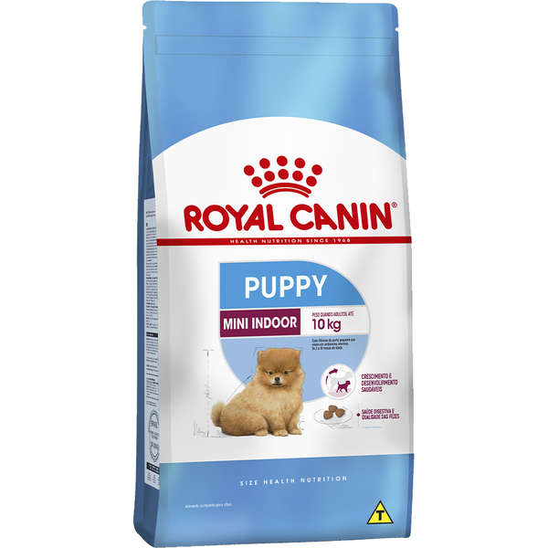 Ração Royal Canin Mini Indoor Junior para Cães Filhotes 2,5KG
