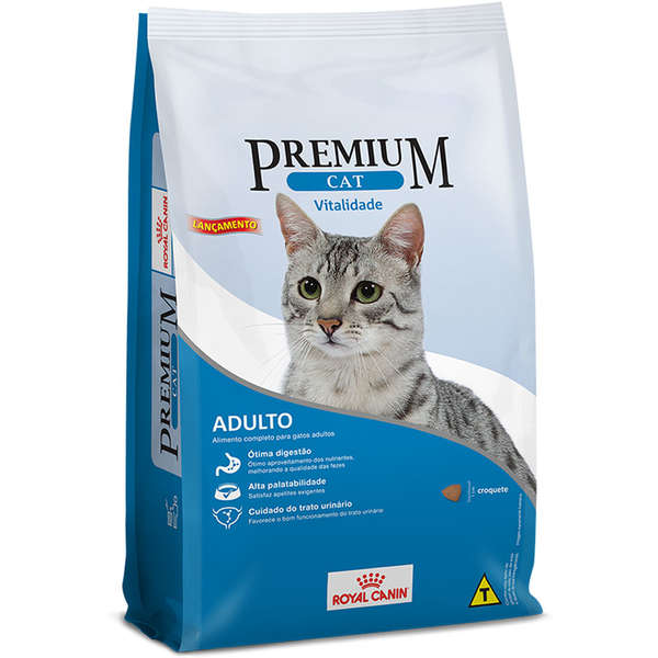 Ração Royal Canin Premium Cat Vitalidade para Gatos Adultos 10,1kg