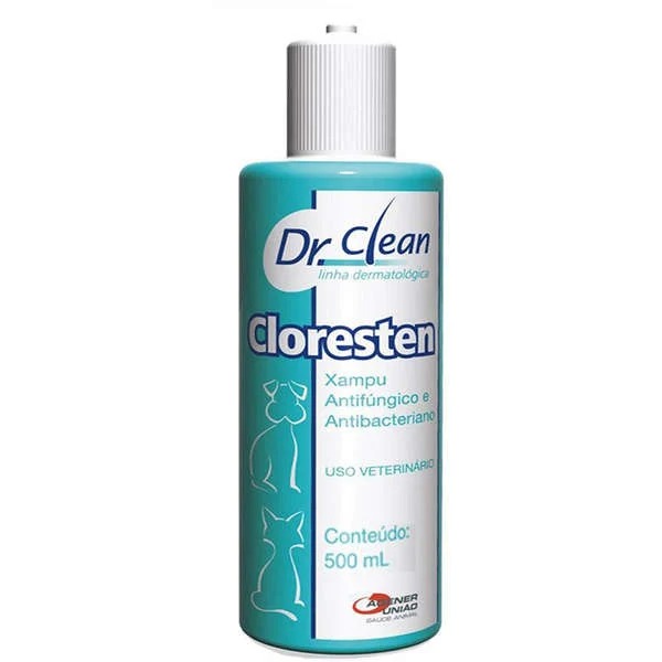Shampoo Antibacteriano Cloresten Agener União Dr.Clean 500ml