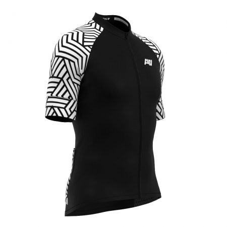 Camisa Ciclismo Slim Pro Masculino Maze Black