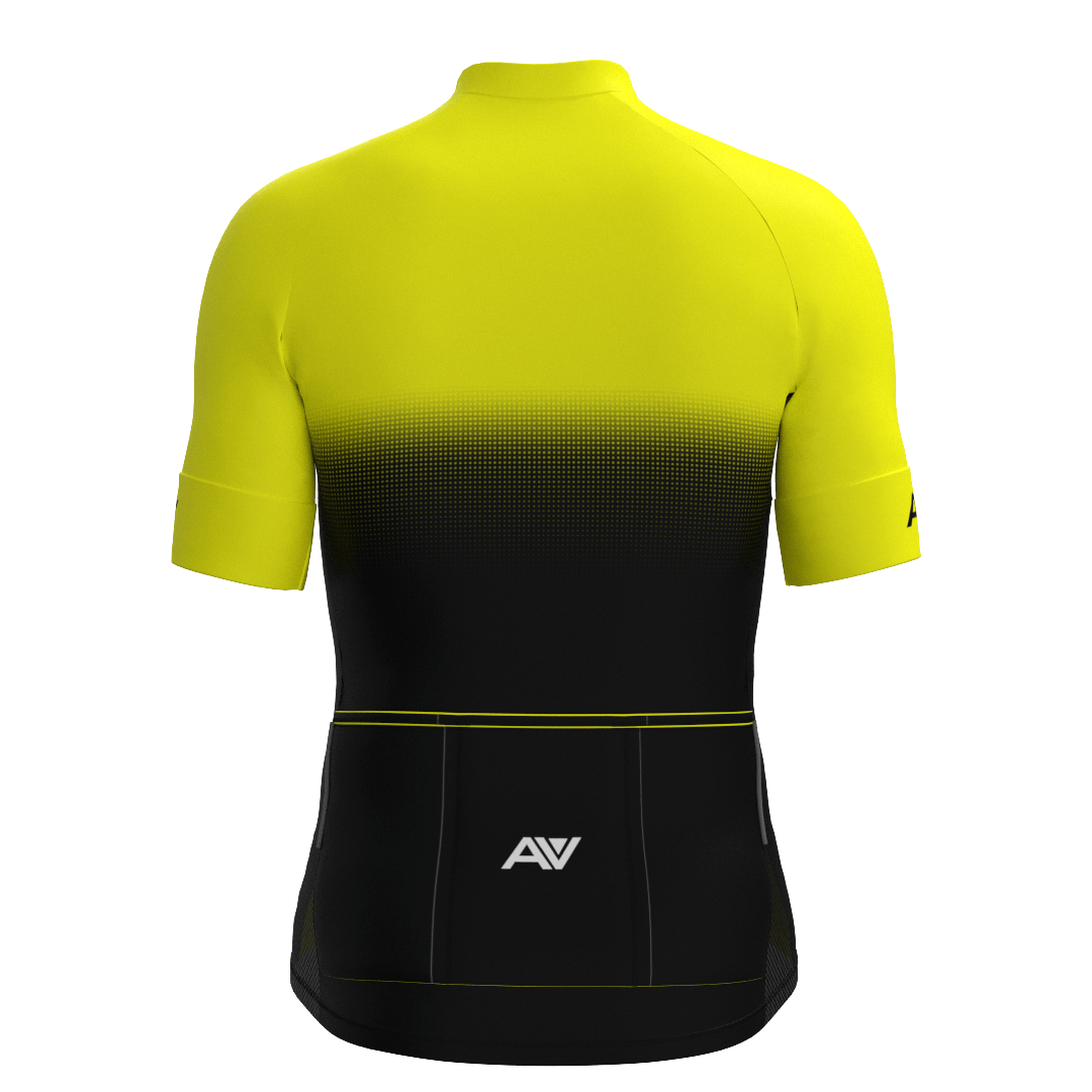 Camisa Ciclismo Slim Pro Masculino Degrade Amarelo