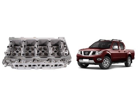 Cabeçote Motor Nissan Frontier Sel/Le/Xe/Se 2.5 16V Turbo Diesel 2013 até 2016 (Motor Yd25/Euro 5)