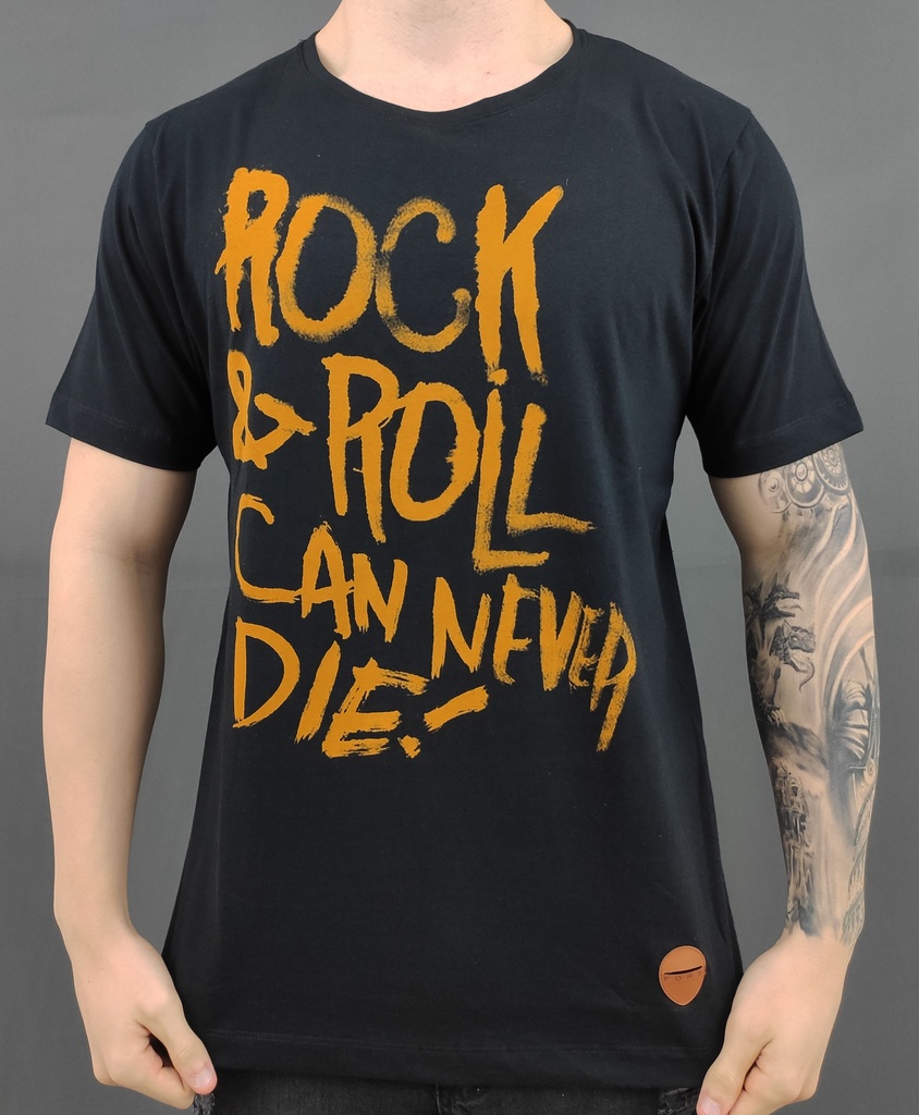 CAMISETA ROCK AND ROLL CAN NEVER DIE