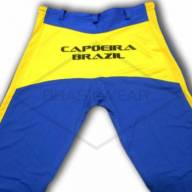 Calça de Capoeira Azul e Amarela - Brasilwear
