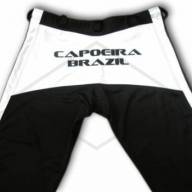 Calça de Capoeira Preta e Branca - Brasilwear