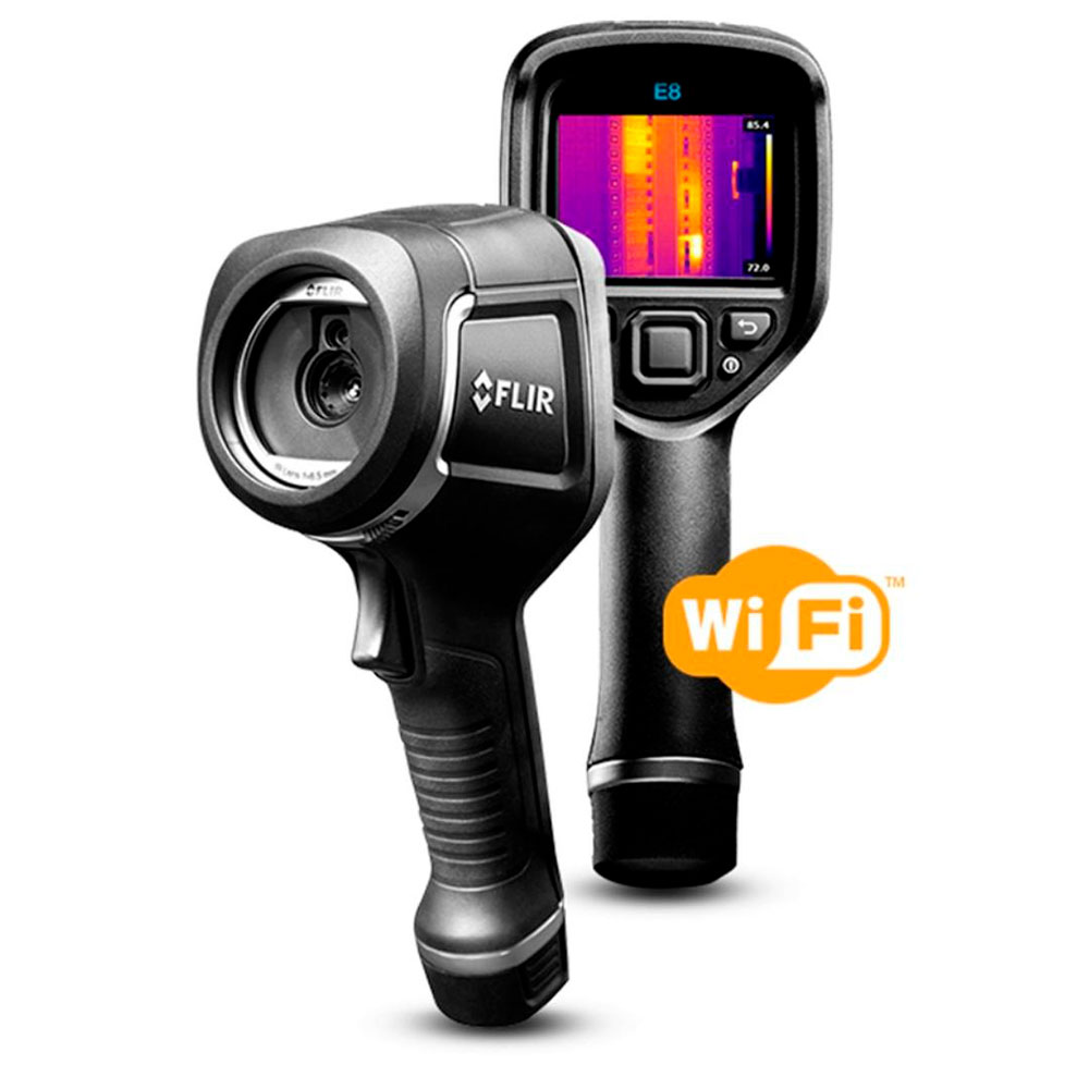 Câmera Termográfica Infravermelho com Wi-fi 76.800 Pixels c/ Msx Flir - E8XT