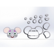 Cortador Cocomelon - Ratinho (Rato)  Modular