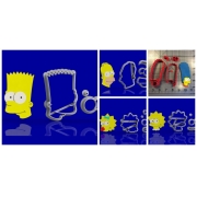 Cortador Kit Simpsons 5 Personagens Modulares