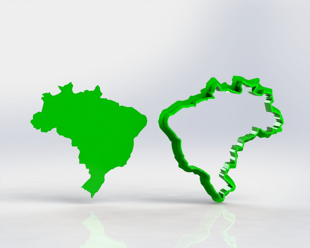 Cortador Mapa do Brasil
