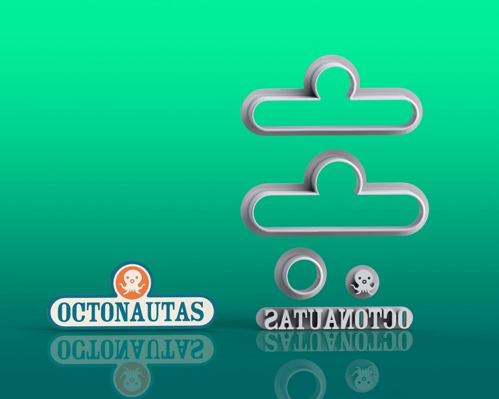Cortador Octonautas - Logo Modular