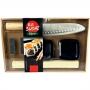 Kit com 8 peças para sushi com 2 pares hashi + faca - Wincy
