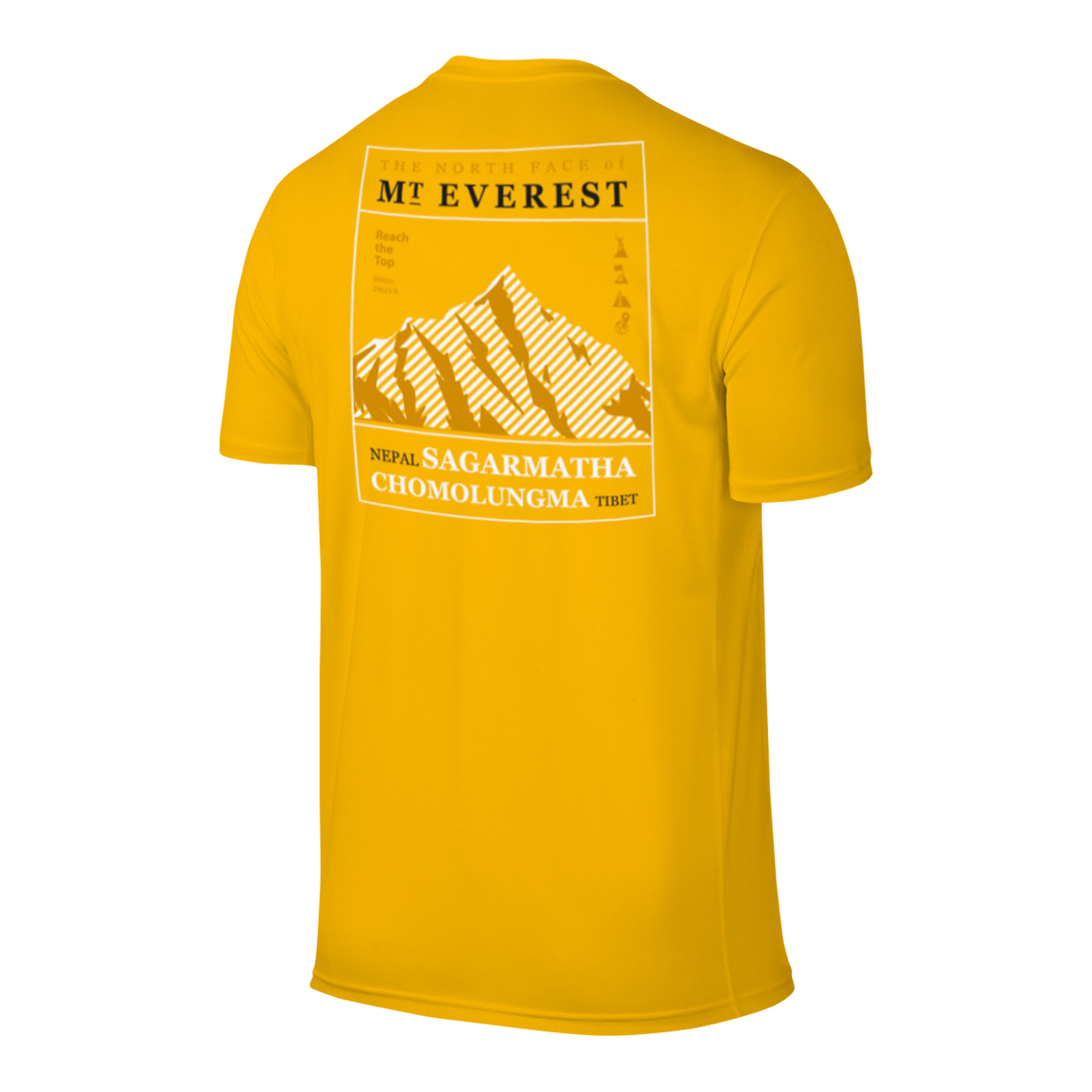 Camiseta MASC Extremos Everest Amarelo