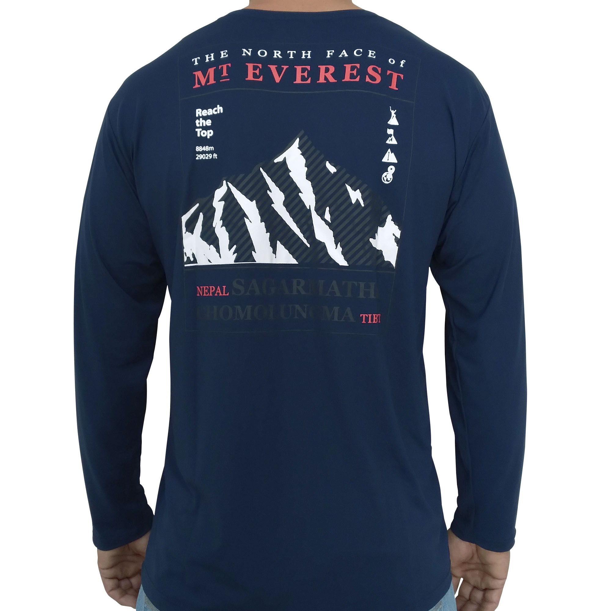 Camiseta MASC Extremos Everest Azul Marinho