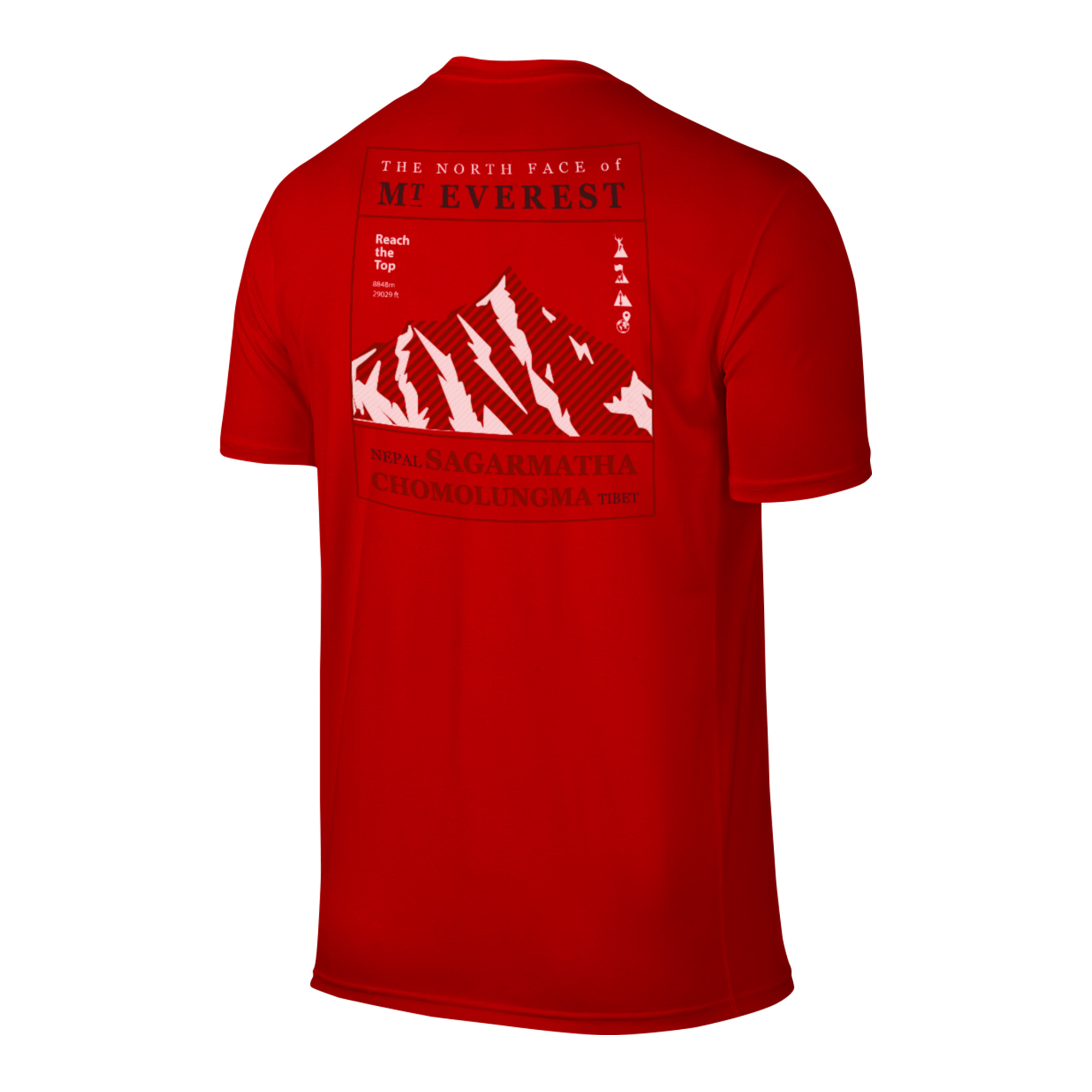 Camiseta MASC Extremos Everest Vermelho