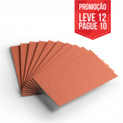 Leve 12 Pague 10 - Cartão Color Face Laranja- Pacote com 12un