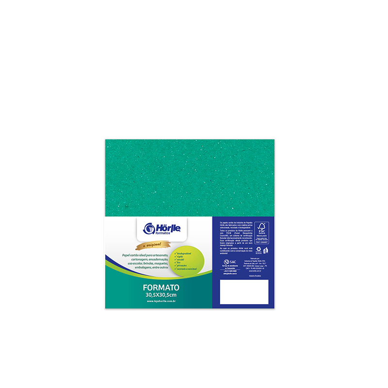 Leve 24 Pague 20 - Cartão Color Face Verde -  Pacote com 24un