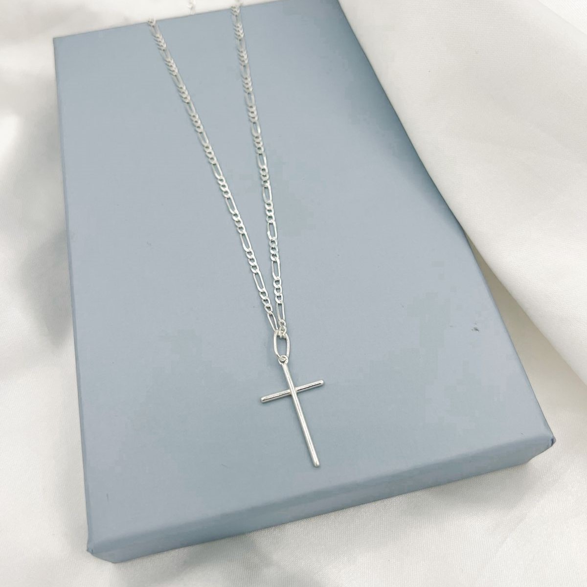 Corrente Masculina 3x1 Diamantada com Crucifixo de Prata