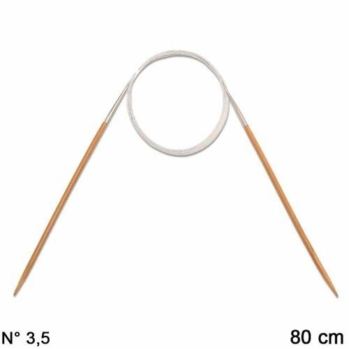 Agulha Circular de Bambu Círculo - 80cm - 3,5