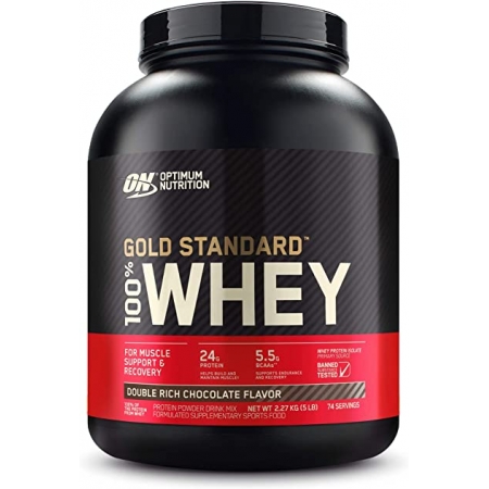 GOLD STANDART 100% WHEY PROTEIN  5,00 LBS  (2.27KG) ON - OPTIMUM NUTRITION